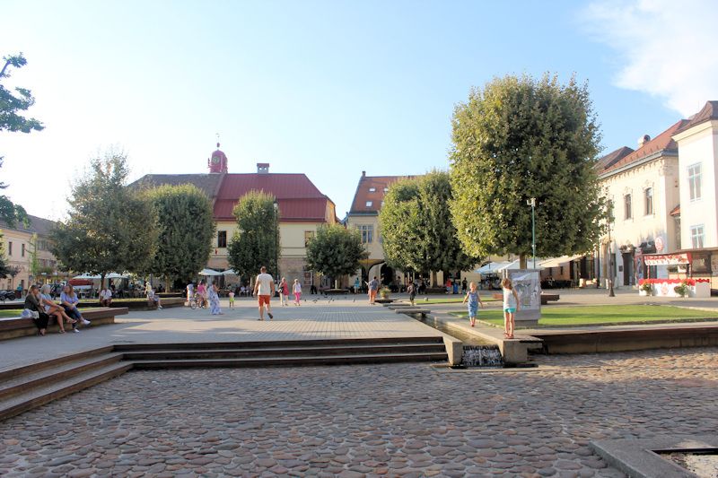 Im Zentrum vom Baia Mare - Piata Libertatii