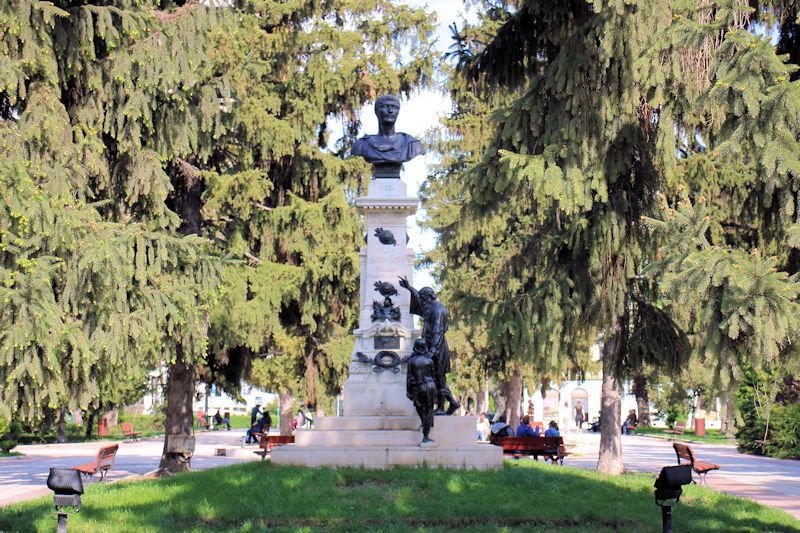 Kaiser Trajan Denkmal in Braila