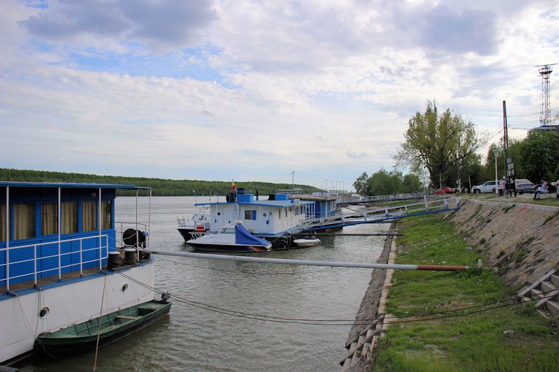 An der Uferpromenade an der Donau in Brăila