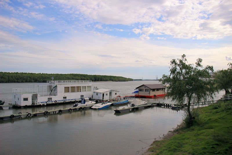 An der Uferpromenade an der Donau in Brăila