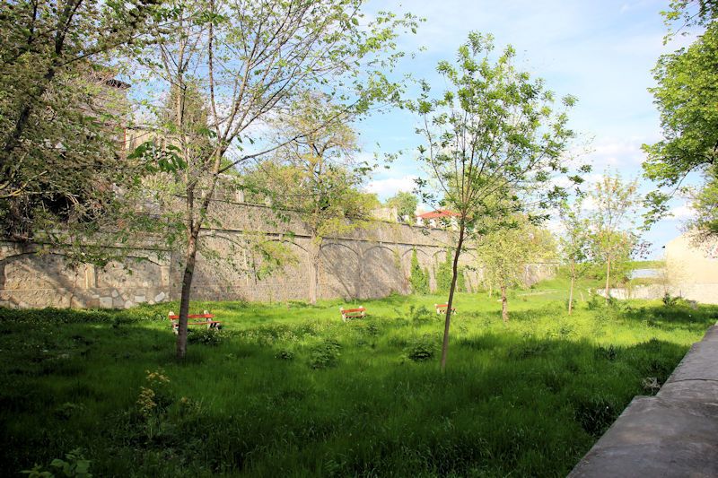 Weg zur Uferpromenade an der Doanu in Braila