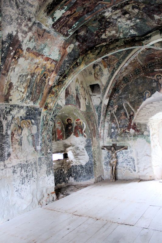 Wandmalerei in der Kapelle des Kapellenturms inerhalb der Kirchenburg in Hărman (Honigberg)