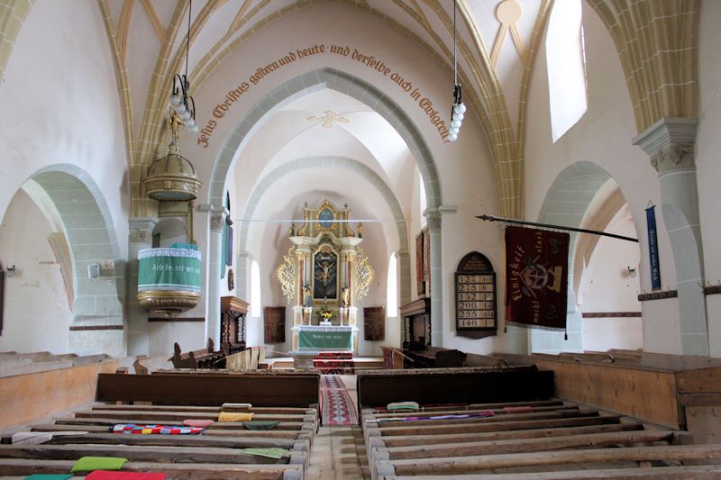 In der Kirche inerhalb der Kirchenburg in Hărman (Honigberg) bei Braşov (Kronstadt)