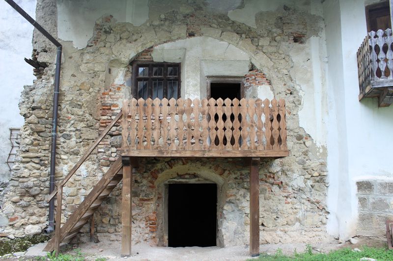 Zugang zum Kapellenturm inerhalb der Kirchenburg in Hărman (Honigberg) bei Braşov (Kronstadt) 