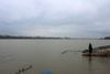 Leichtes Hochwasser der Donau in Rumänien im März 2016