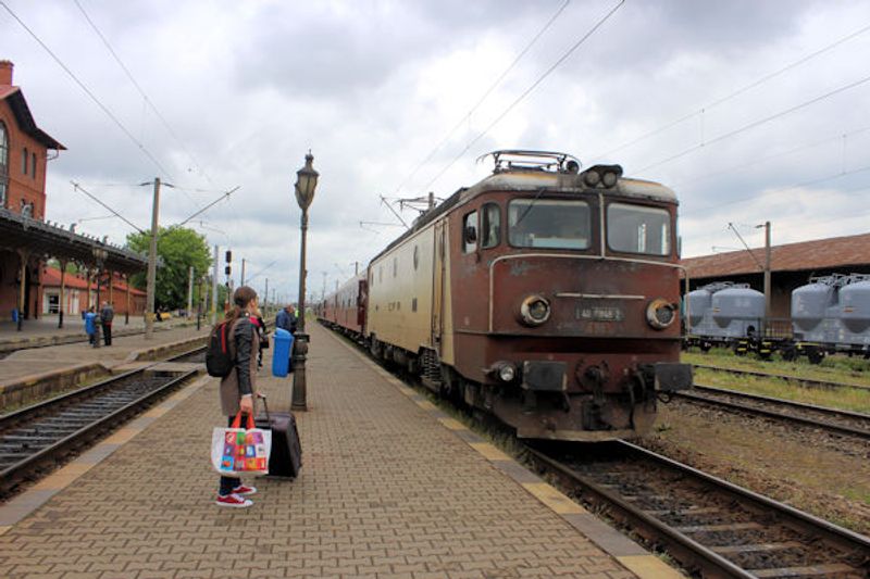 Der Bahnhof von Suceava - Mai 2016