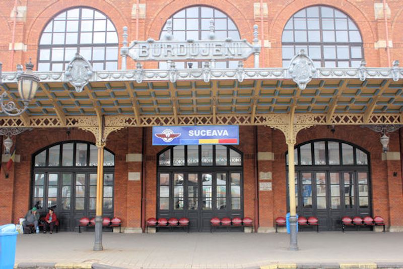 Der Bahnhof von Suceava - Mai 2016