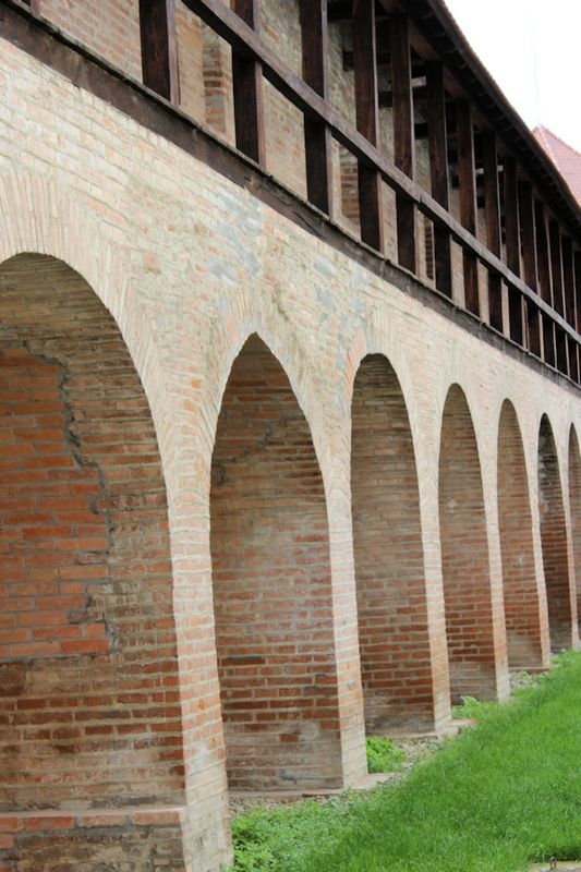  Außenmauer der Festung von Targu Mures