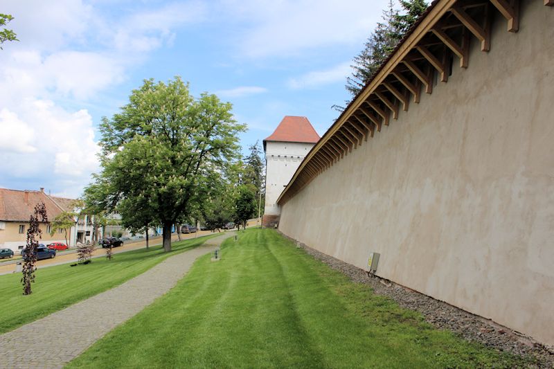 Außenmauer der Festung von Targu Mures