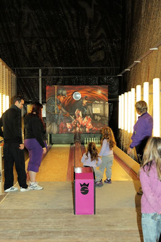 Bowlingbahn in der Saline in Turda (Thorenburg) 