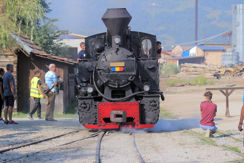 Bahnhof der Wassertalbahn (Mocănița) in Viseu de Sus