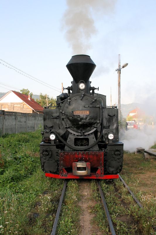 Die Wassertalbahn (Mocănița) in Viseu de Sus