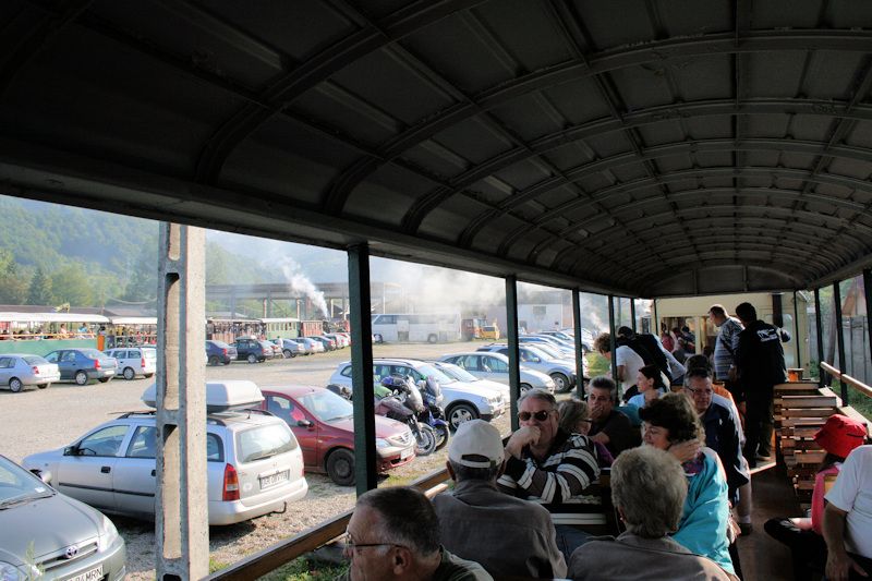 Die Wassertalbahn (Mocănița) in Viseu de Sus